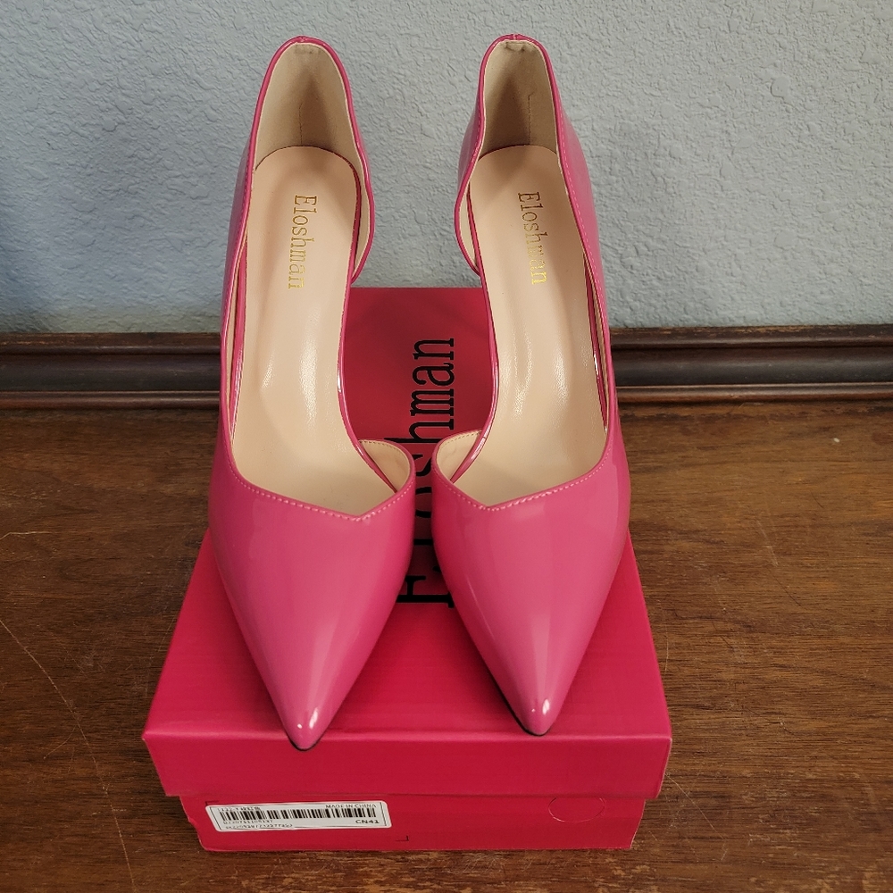 Pink Patent Heels Size 9